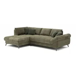 SOMETA Ecksofa Atlanta Stoff Green