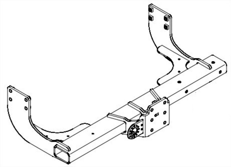 Attelage MAN TGE Fourgon roues jumelées sans marchepied (01/17-) Standard