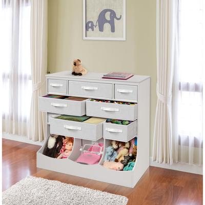 Badger Basket Storage Station with Eight Baskets and Three Bins