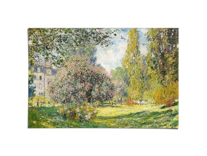 REINDERS Poster, Claude Monet - parc Monceau, Wohnzimmer, Bilderdruckpapier, 61 x 91,5