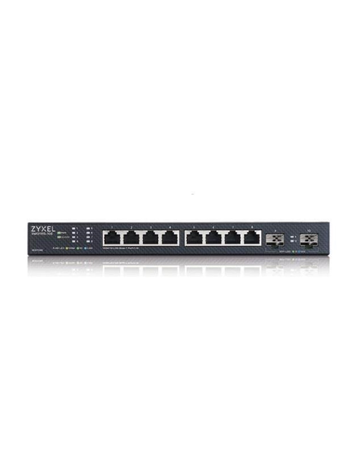 ZyXEL XMG1915-10E 8-port 2.5GbE Smart Managed Switch with 2 SFP+ Uplink