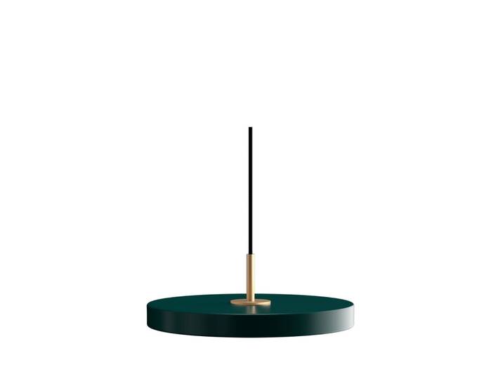 Asteria Plus Pendelleuchte Mini Forest Green/Brass - UMAGE - Wohnzimmer - Metall