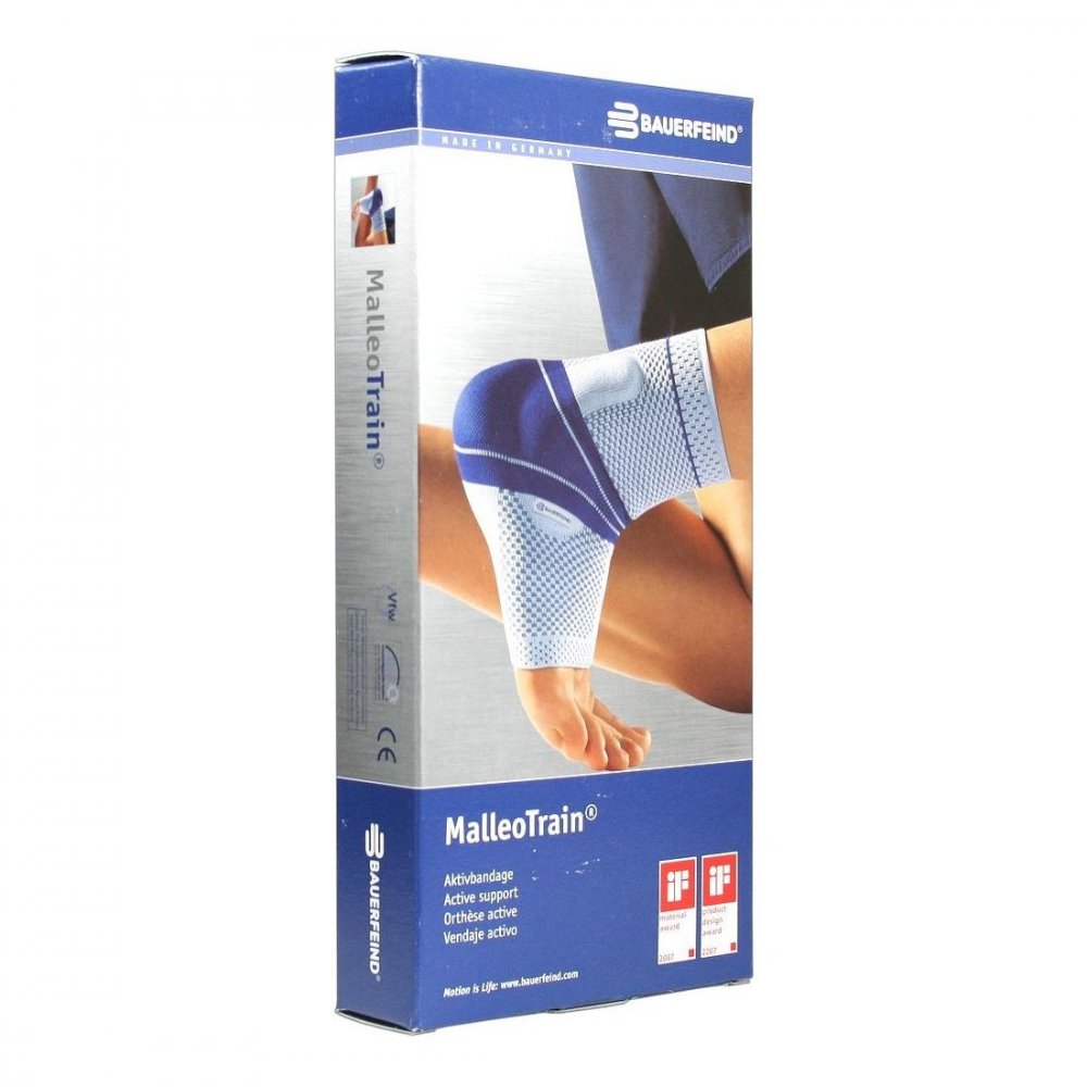 Bauerfeind AG / Orthopädie Malleotrain Größe 2 rechts titan Srunggelenkbandage 01284057