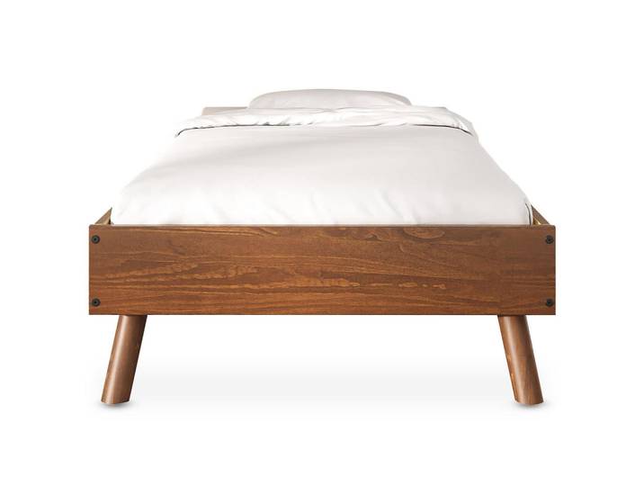 Idimex Futonbett Karri 90x200 cm Kastanie, Kastanienfarben, Holz, Kiefer, Mode, 90x200 cm, Schlafzimmer, Betten, Futonbetten