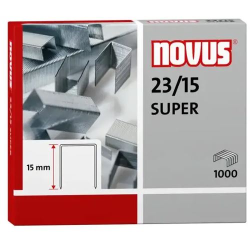 novus 1.000 Heftklammern SUPER 23/15