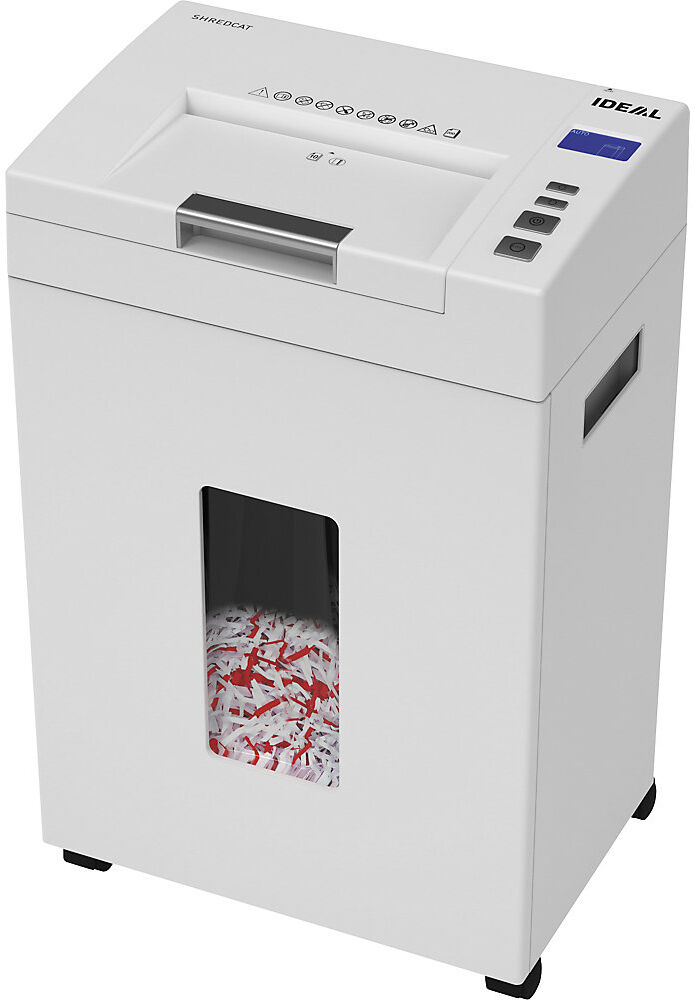 Auto-Feed-Aktenvernichter Shredcat 8292 CC, Behältervolumen 26 l, 4 x 10 mm IDEAL