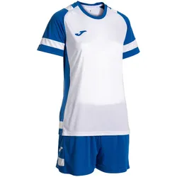 JOMA Lider Trikot + Shorts Set Damen 207 - weiß/royalblau L