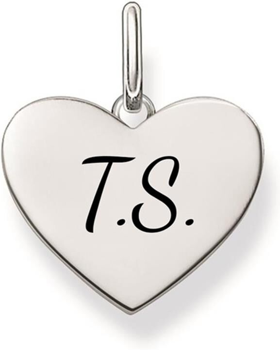Anhänger Herz Gravur Silber Thomas Sabo LBPE0002-001-12 silber