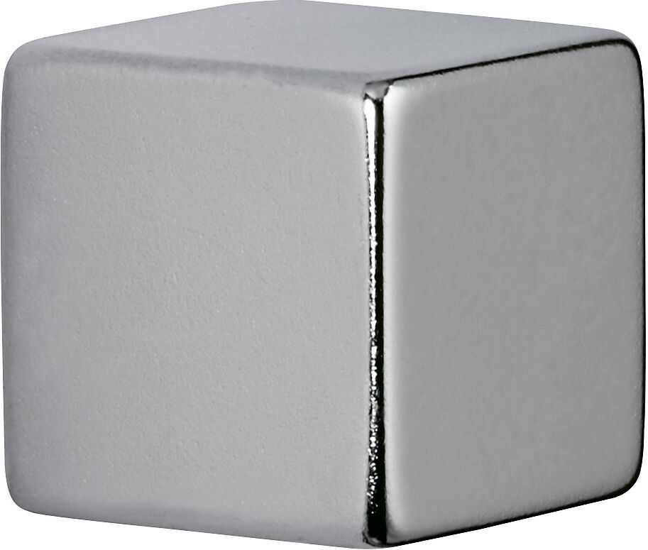 Neodym-Würfelmagnet, vernickelt, Haftkraft 15 kg, VE 5 Stk MAUL