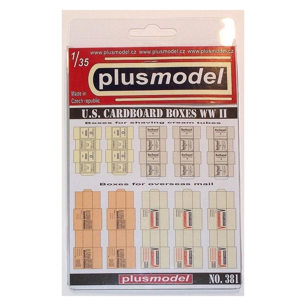Plus Model U.S. Faltkartons (23800346)