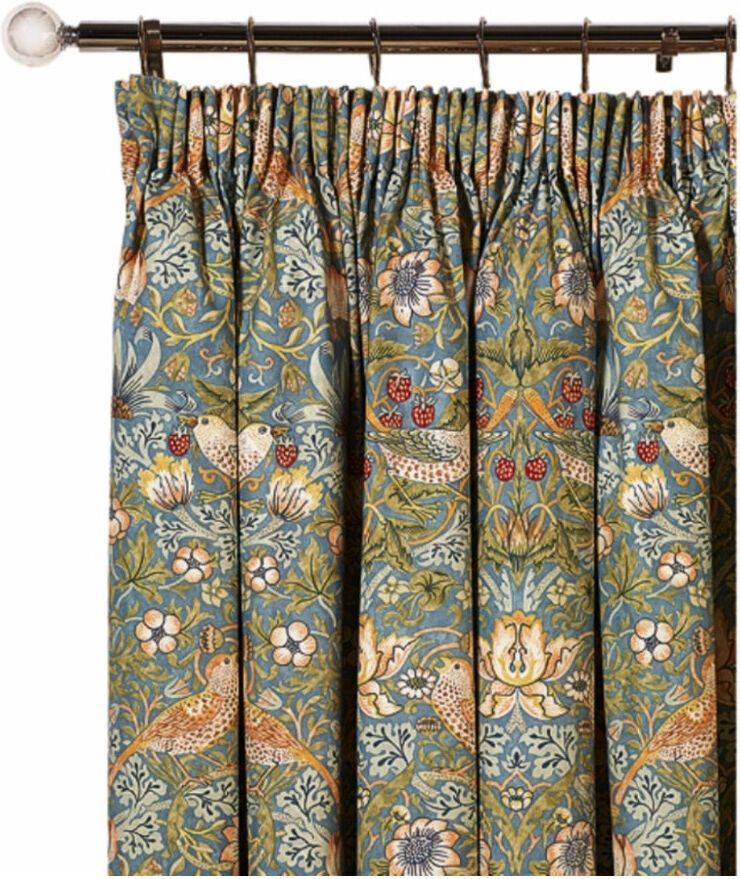 Lily Manor Fitzwilliam Room Darkening Curtain Slate 190 W x 183 D cm