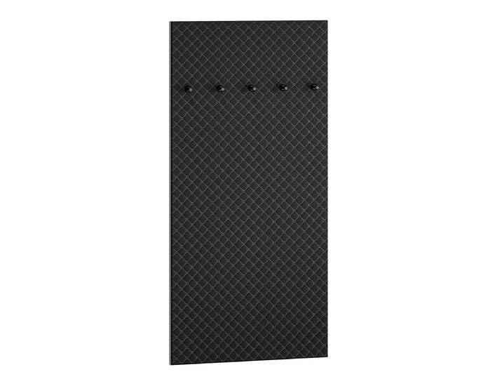 Porte-manteau mural 5 patères Liora Noir