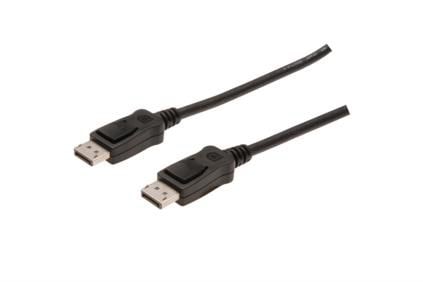 DIGITUS DisplayPort 1.2 Anschlusskabel 3m UHD 4K St./St. schwarz