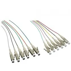 12er Set INLINE LWL Pigtail, LC 50/125üm, OM2, 2m