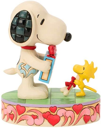 Peanuts by Jim Shore Snoopy & Woodstock Valentine Figurine