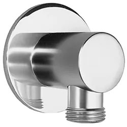 LAUFEN Anschlussbogen, für Handbrausen, Rosette rund, chrom, HF105156100000