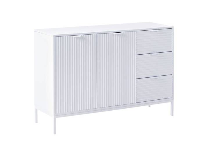 Commode 2 portes ADELAIDE Blanc