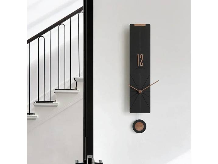 Horloges de luxe légères nordiques, horloge minimaliste moderne, art mural, décor à la maison, salon rouge net, mode pour la maison, design moderne