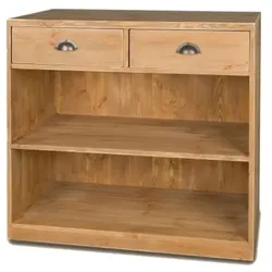 TRADIS Anrichte H90cm 2 Schubladen, Massivholz