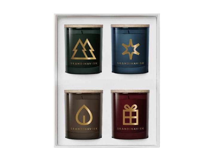 Skandinavisk Moments coffret de bougies parfumées, 4 pièces 65 g