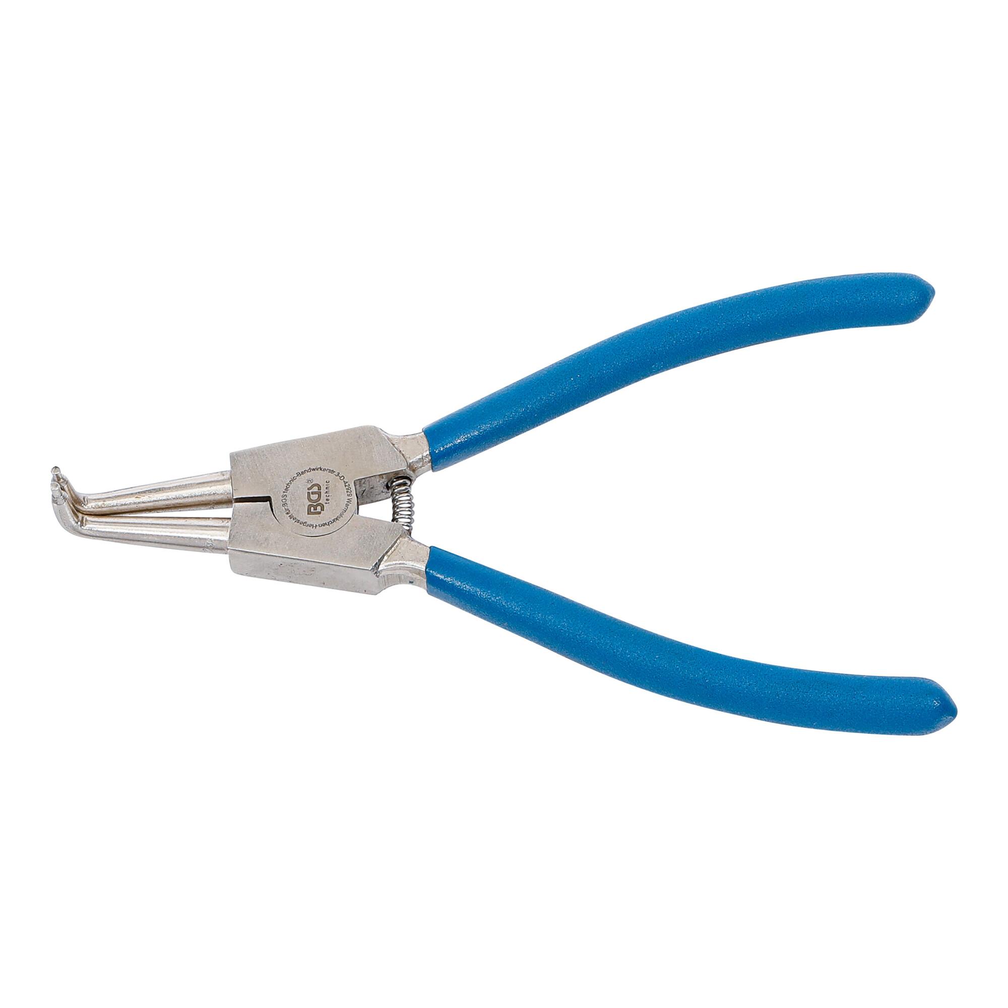 BGS Sprengringzange abgewinkelt für Außensprengringe 175 mm ; BGS technic (447-1)