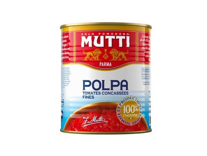MUTTI Pulpe de tomates concassées fines - 400 g