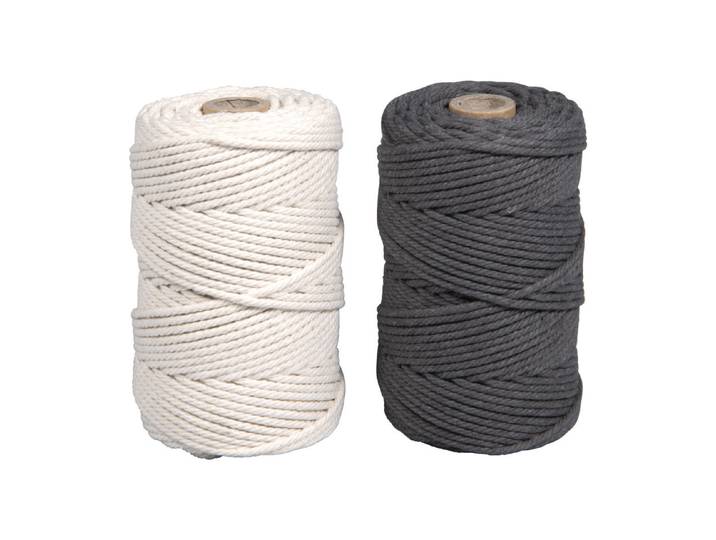 Rayher Makramee-Garn-Set ⌀ 2.2 mm 2 × 200 g 2 × 70 m