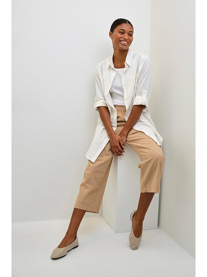 Kaffe Bluse in Weiß - 36