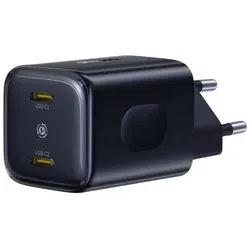 Baseus PicoGo AN13 Fast Charger (45 W, 2 Ports), USB Ladegerät, Schwarz