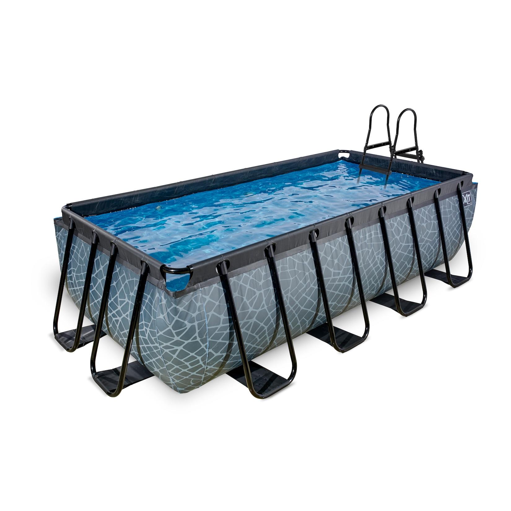 EXIT Frame Pool 400x200x100cm mit Sandfilterpumpe, versch. Ausführungen