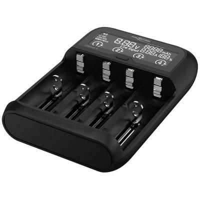 Ansmann Lithium 4 Rundzellen-Ladegerät LiFePO, LiIon, NiCd, NiMH 10340, 10350, 10440, 10500, 12500, 12650, 13500, 13650, 14500,