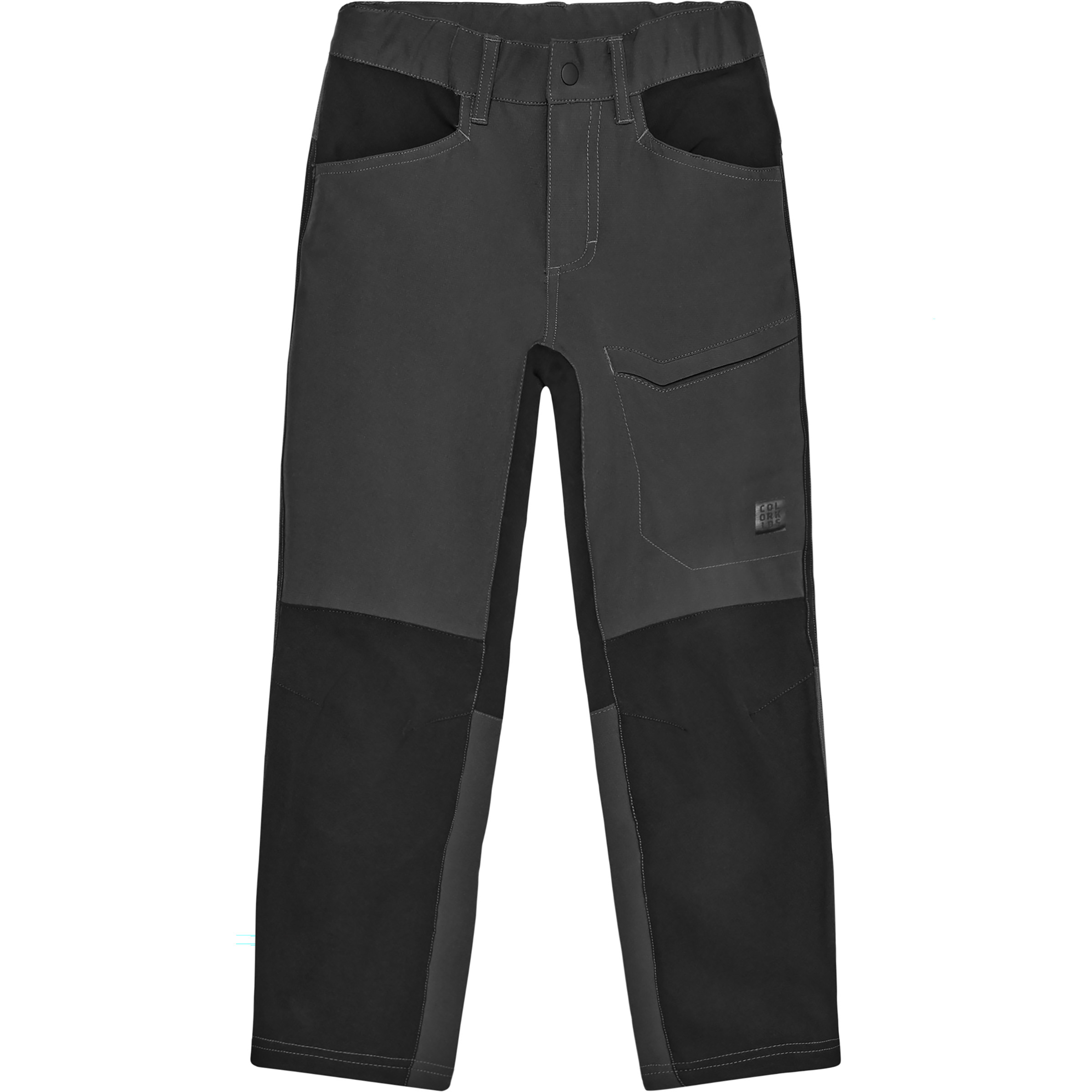 Color Kids Stretch Hose Kinder Wanderhose schwarz Größe 122 Trekking Wasserabweisend