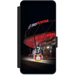 Nivocase Klapphülle für Samsung Galaxy S26 Handyhülle aus Kunst Leder NIVOflip schwarz Bayer 04 Leverkusen (Samsung Galaxy S26), Smartphone Hülle, Schwarz