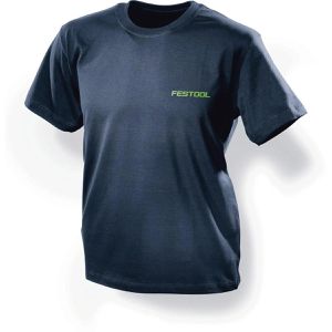 Festool Arbeitsshirt SH-FT2, 577760, T-Shirt, Rundhalsausschnitt, blau, Größe L