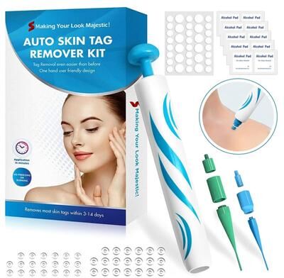 Youfap Market Professional Auto Skin Tag Remover Device, Standard & Micro Kit For Warts, Moles, And Face Care Professional Auto Skin Tag Remover Device, Standard & Micro Kit For Warts, Moles, And Face Care