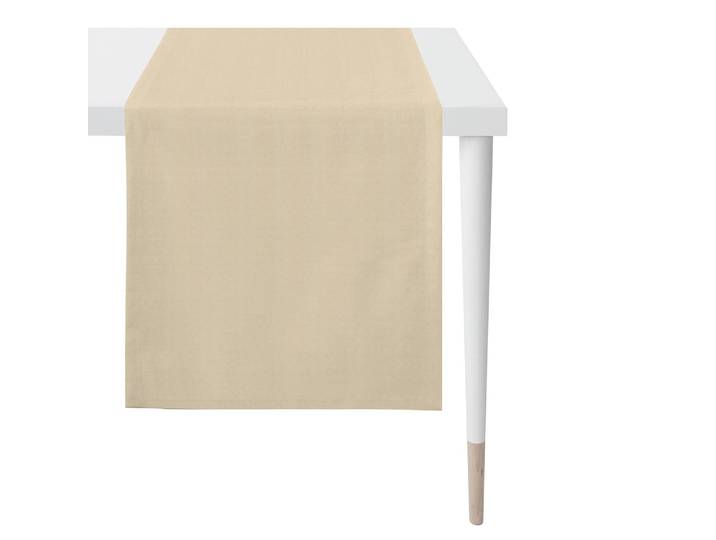 Tischläufer Adrar 46 x 135cm Beige/Warmes Beige