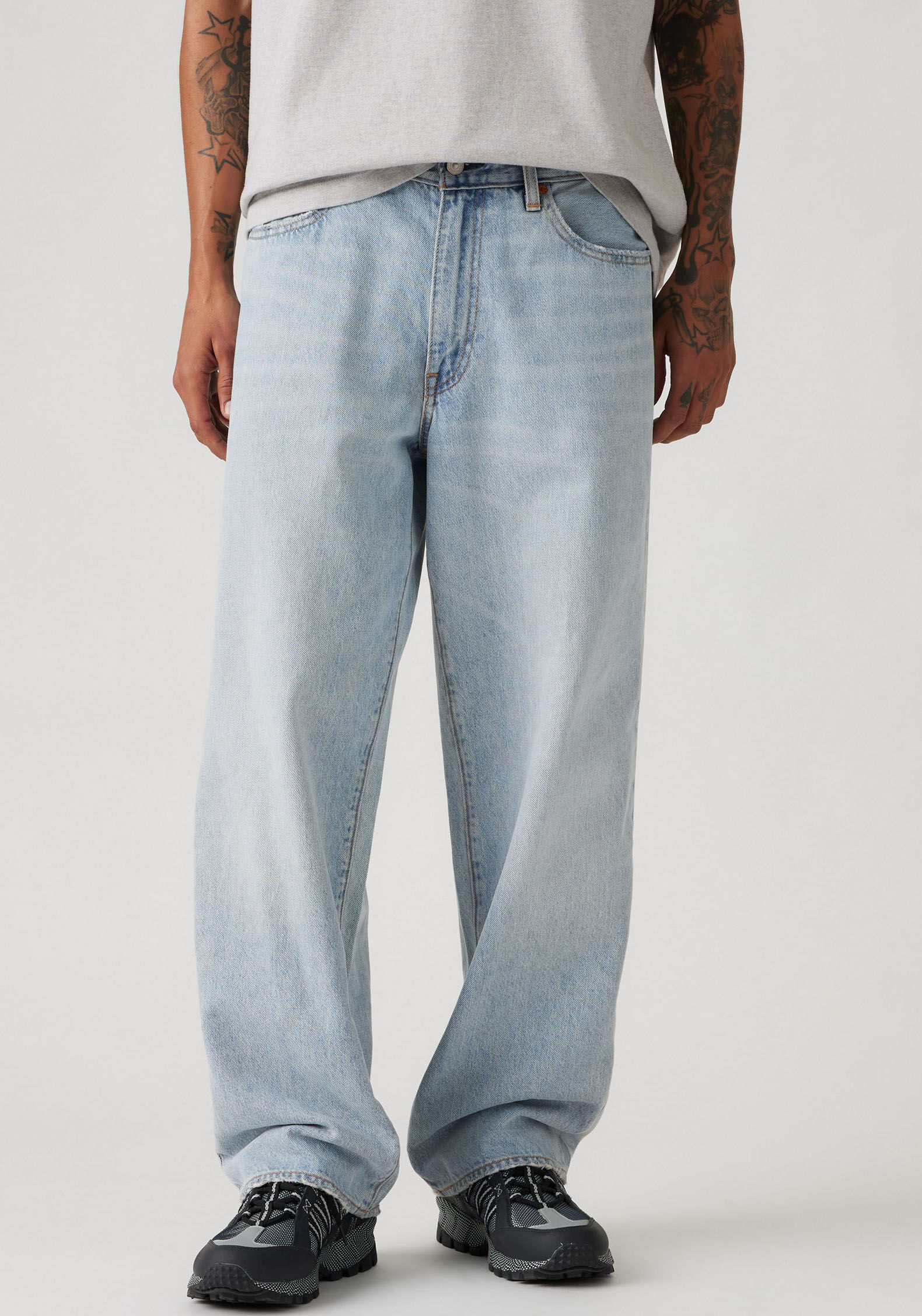 5-Pocket-Jeans LEVI'S "578™ BAGGY", Herren, Gr. 33, Länge 32, bags to riches, Denim/Jeans, Obermaterial: 100% Baumwolle, lang, Jeans 5-Pocket-Jeans, im Baggy-Style bags to riches 33, Länge 32