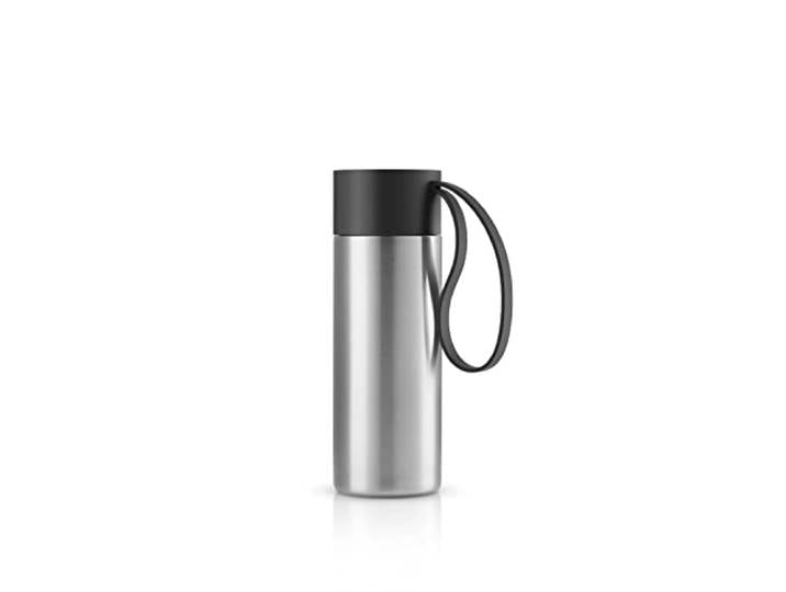 Eva Solo Tasse à emporter 12oz Tasse Thermos à Double paroi avec Vide Design et fonctionnalité Danois Noir