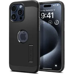 Spigen Tough Armor MAG (Apple iPhone 15 Pro Max), Smartphone Hülle, Schwarz