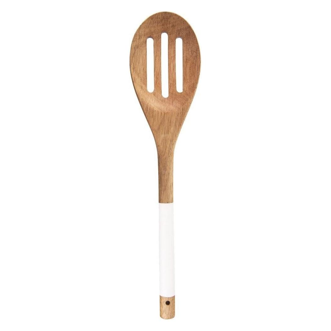 Orion Łyżka drewniana AKACJOWA kuchenna ażurowa 30 cm do mieszania nakładania (59673674)