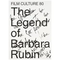 The Legend of Barbara Rubin - Film Culture 80, Sachbücher von Barbara Rubin