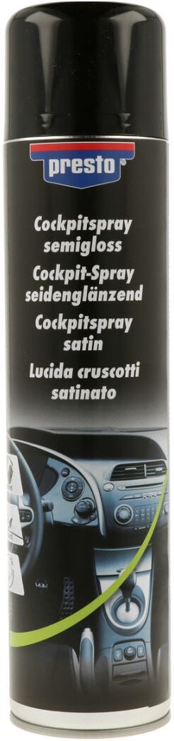 european aerosols presto Cockpitspray seidenglanz, transparent, 600 ml