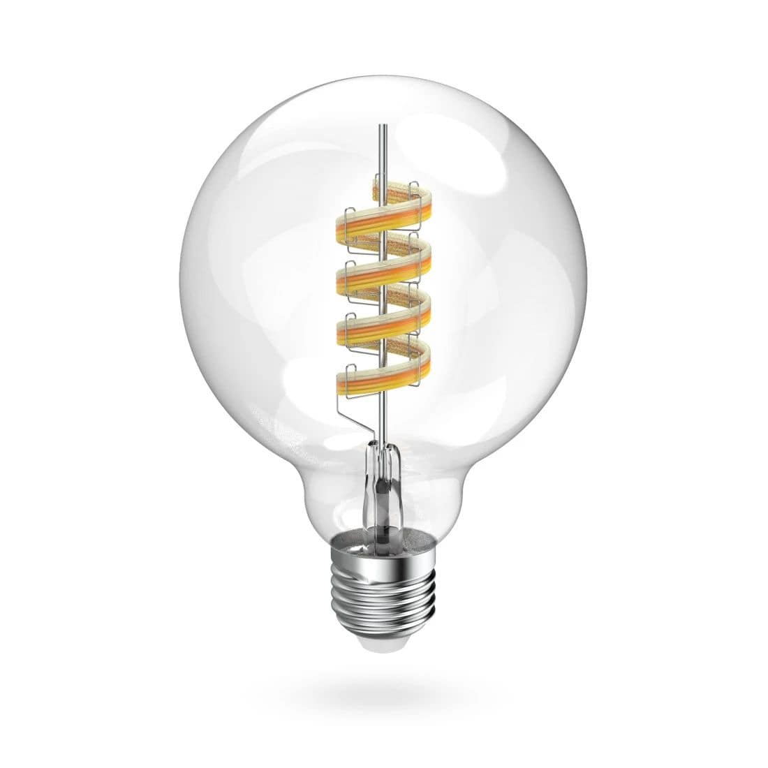 Hama LED Lampe Globe E27 EEK: F 470 lm Weiß (6500K) Dimmbar 176644 00176644
