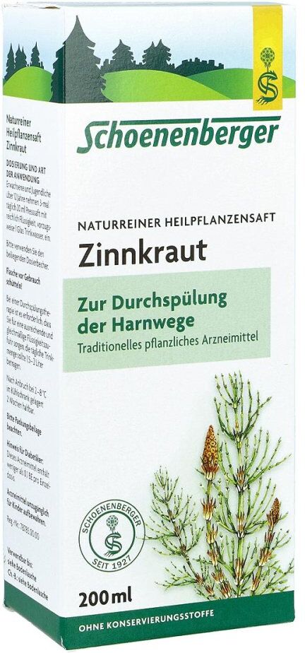 Schoenenberger Naturreiner Heilpflanzensaft Zinnkraut