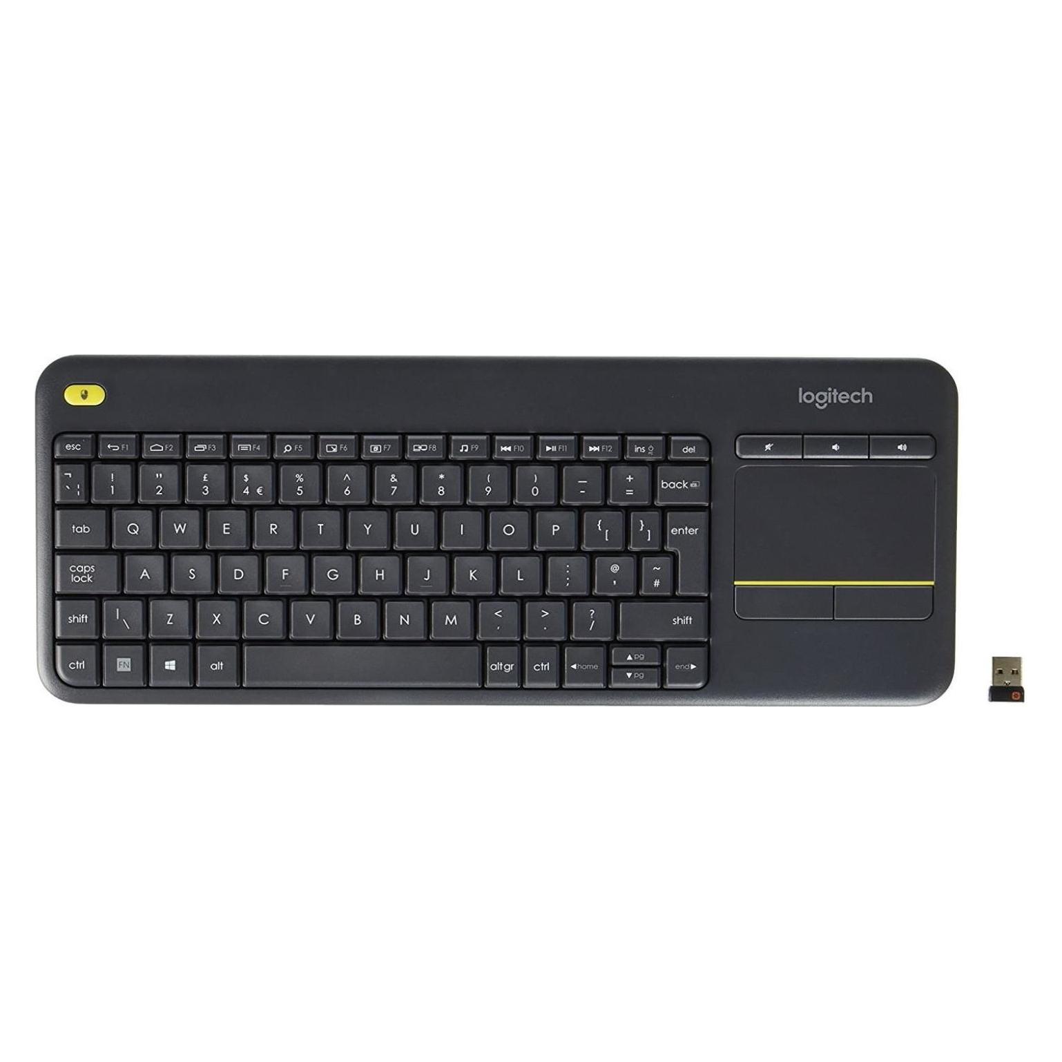 Logitech K400 Plus (Eng. Int., Kabellos) (920-007143)
