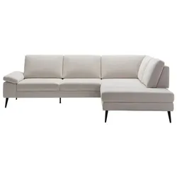 MAISON Ecksofa Laredo Stoff Beige Natur