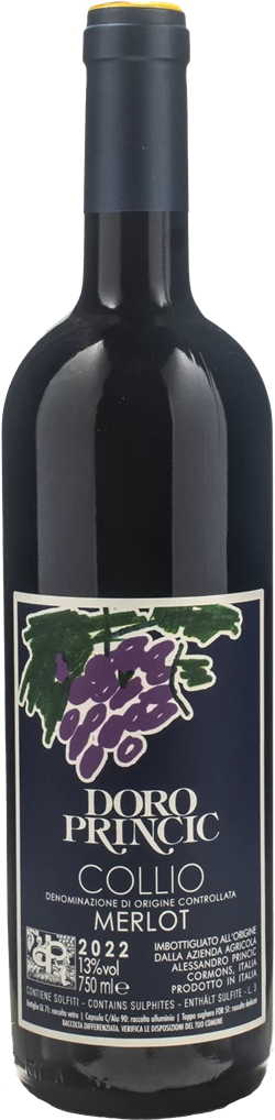 Doro Princic Collio Merlot Etichetta Blu 2022