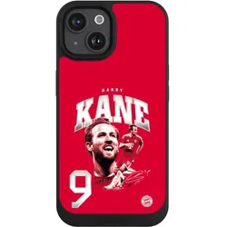 Nivocase Handyhülle für Apple iPhone 15 Hülle NIVOpure Case Schwarz FC Bayern München FCB Harry Kane (Apple iPhone 15), Smartphone Hülle, Schwarz