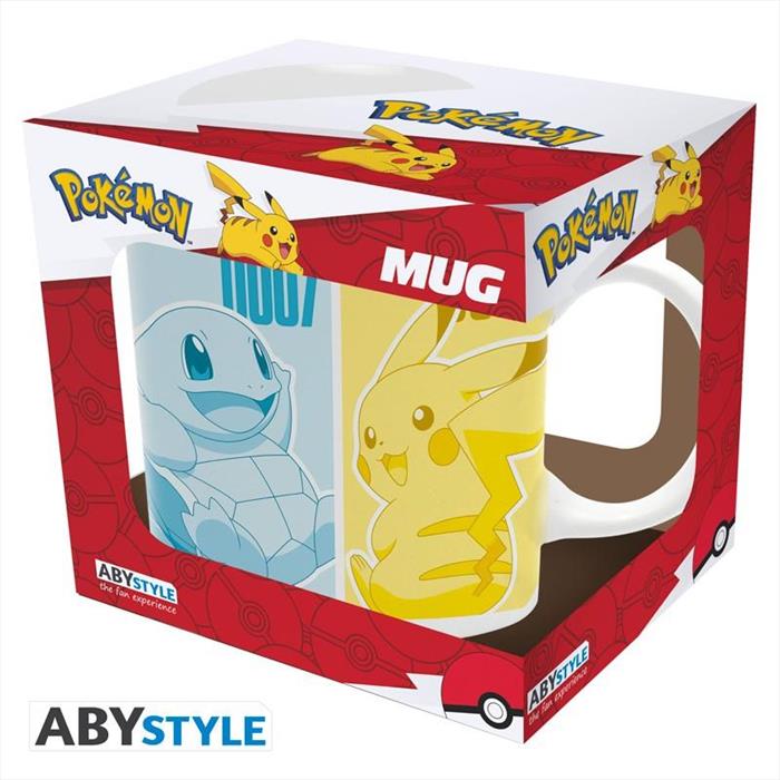 ABYSSE Pokemon Tazza 320 Ml Pikachu & Kanto-multicolore