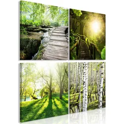 KUNSTDRUCK Bunt 90/90 cm